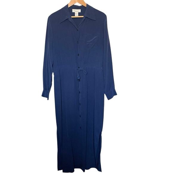 Silk Assets Diane Von Furstenberg Silk Dress Button Front Lightweight Medium - Picture 1 of 4